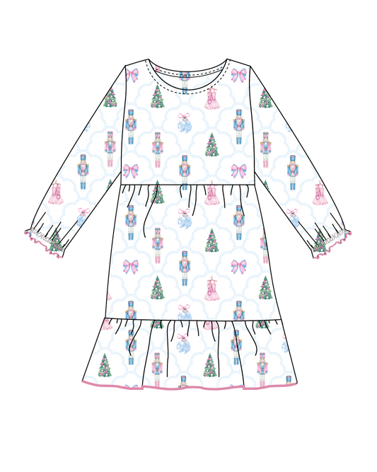 Angelina Long Sleeve Nightgown