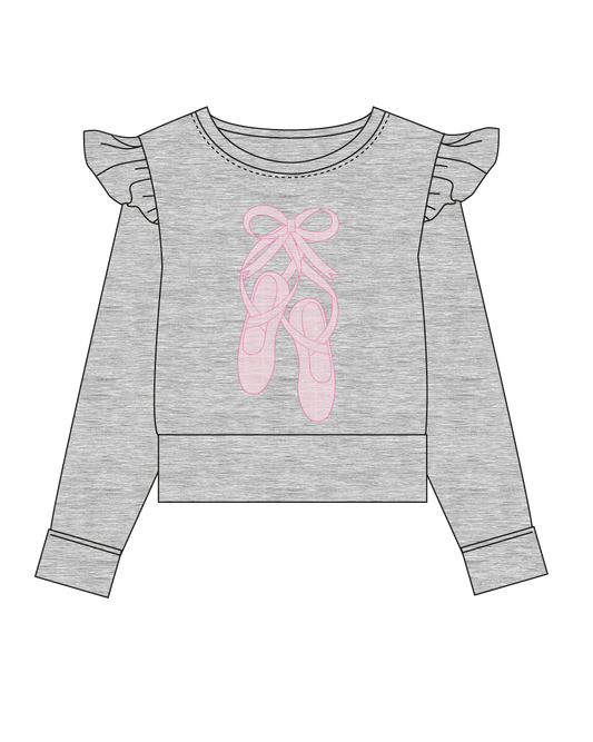 Rae Ruffled Sweatshirt