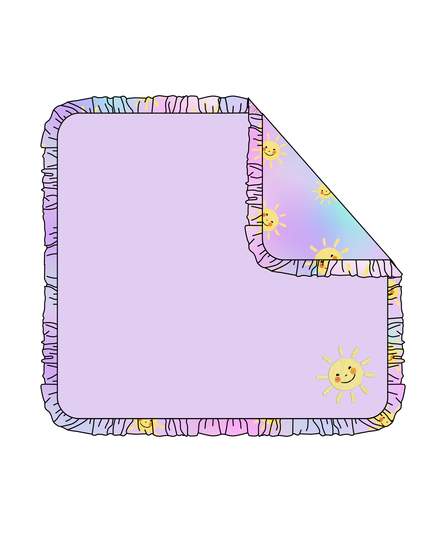 Zoe Ruffled Blanket