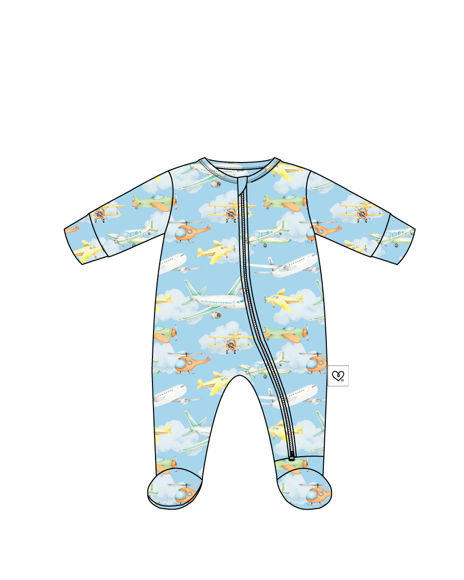 Theodore Zippered Footie