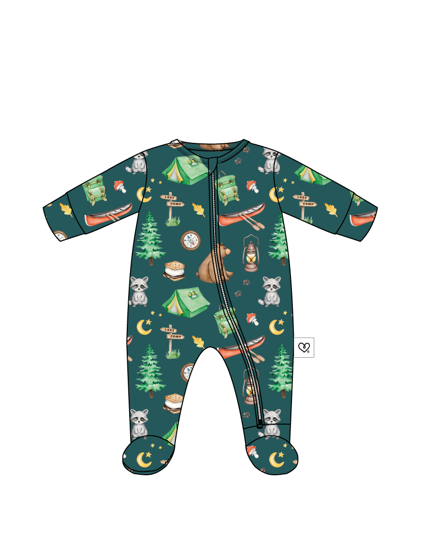 Wesley Zippered Footie