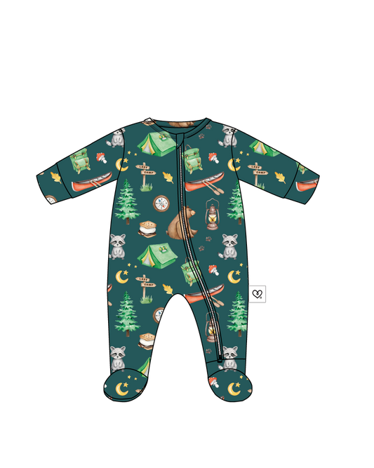 Wesley Zippered Footie