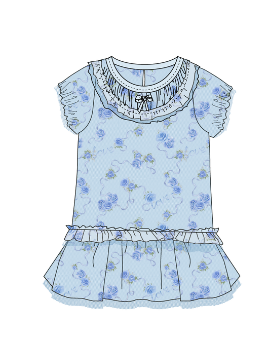 Mae Ruffled Tulle Dress