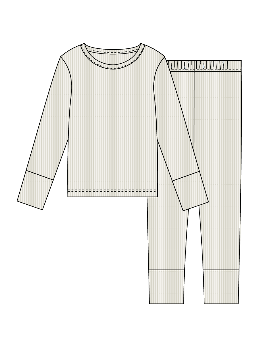 Cloud Ribbed Toddler Lounge
