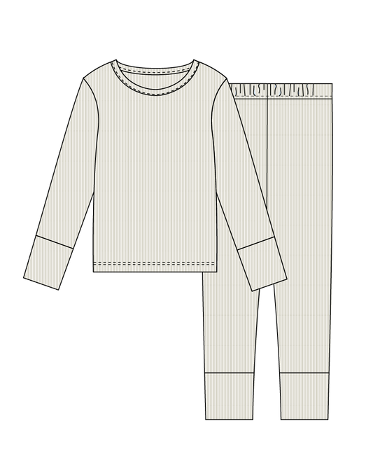 Cloud Ribbed Toddler Lounge