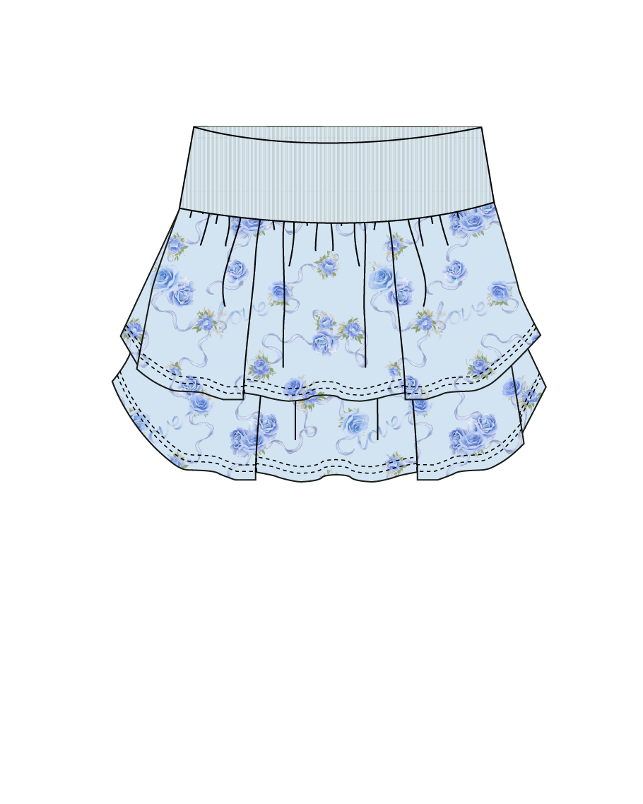 Mae French Terry Skirt