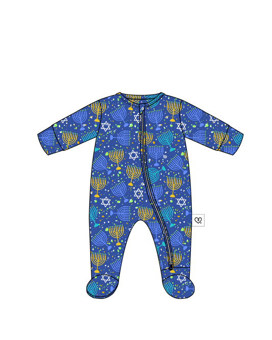 Jude Zippered Footie