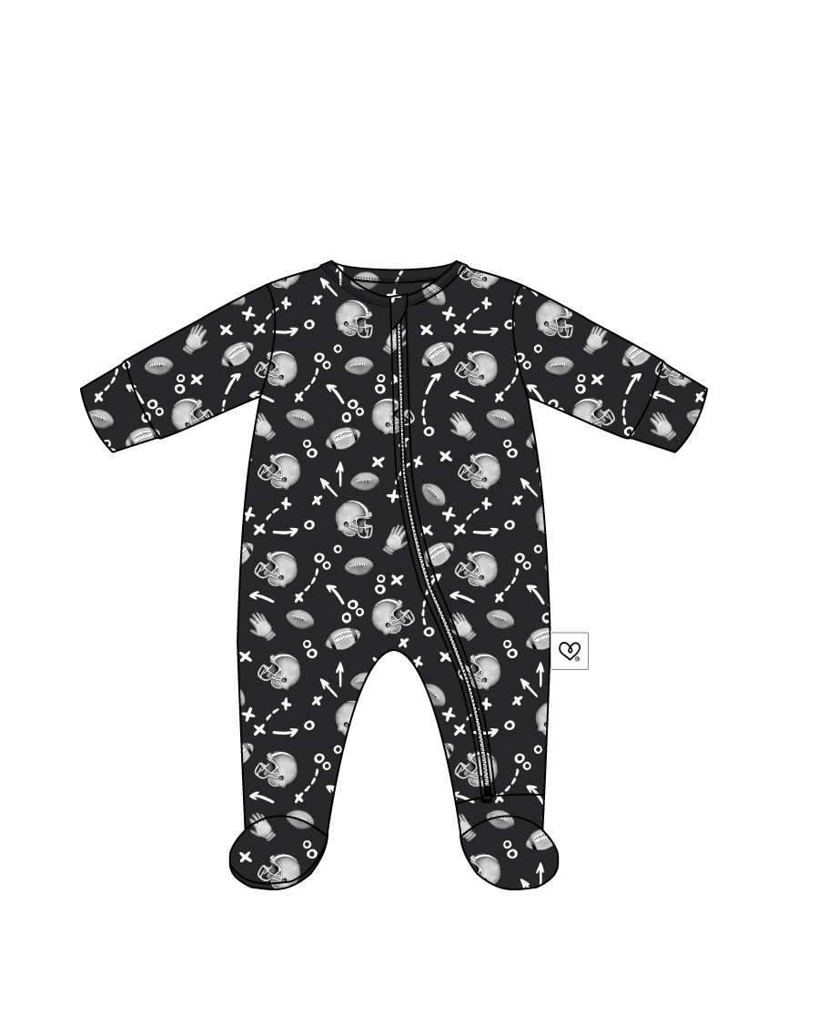 Brett Zippered Footie
