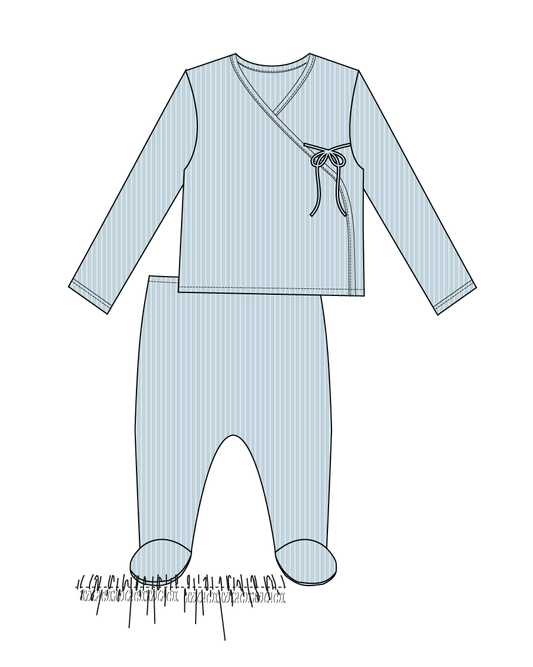 Skye WrapTop & Footie Set
