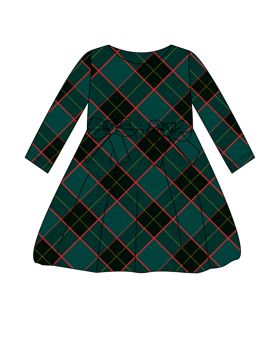 Gabriel Bow Twirl Dress