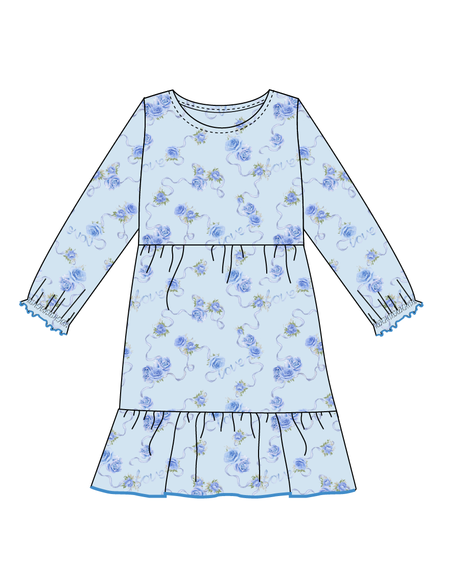 Mae Long Sleeve Nightgown