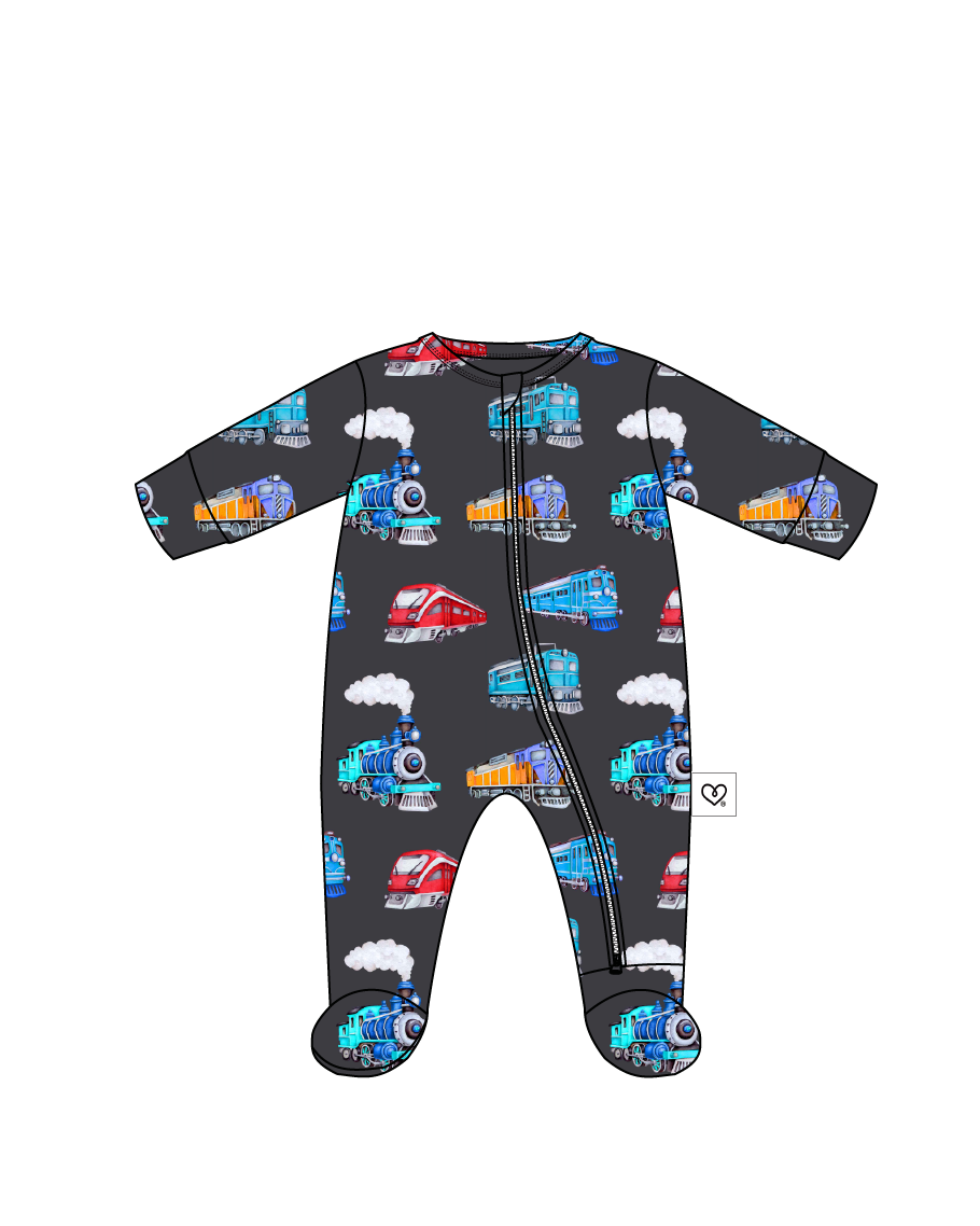 Arthur Zippered Footie