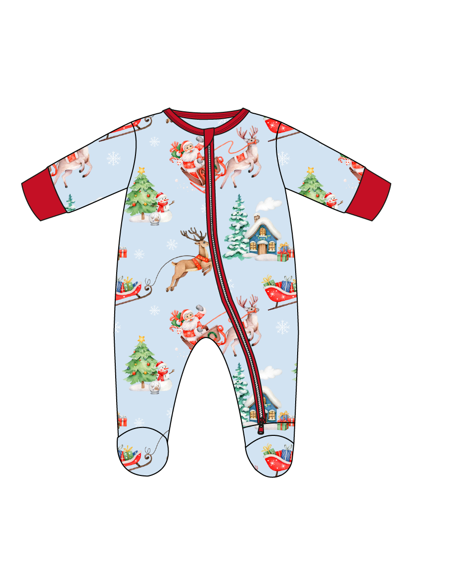 Nico Zippered Footie