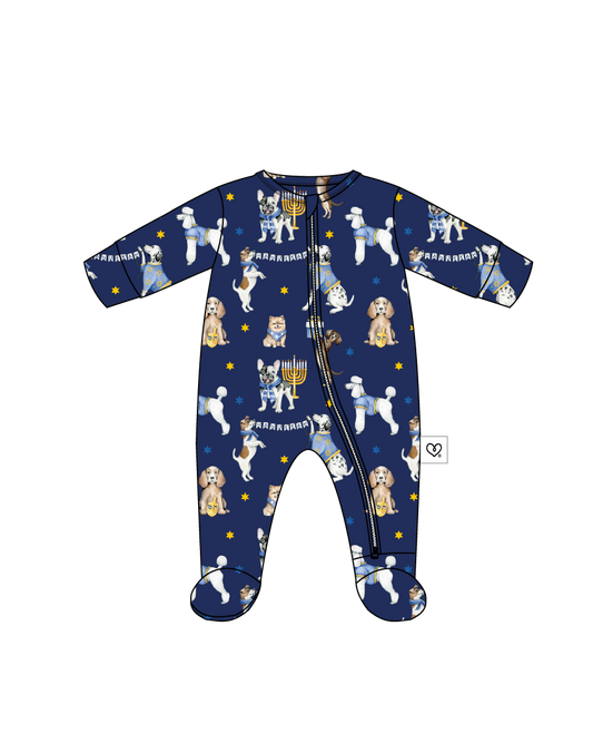 Caleb Zippered Footie