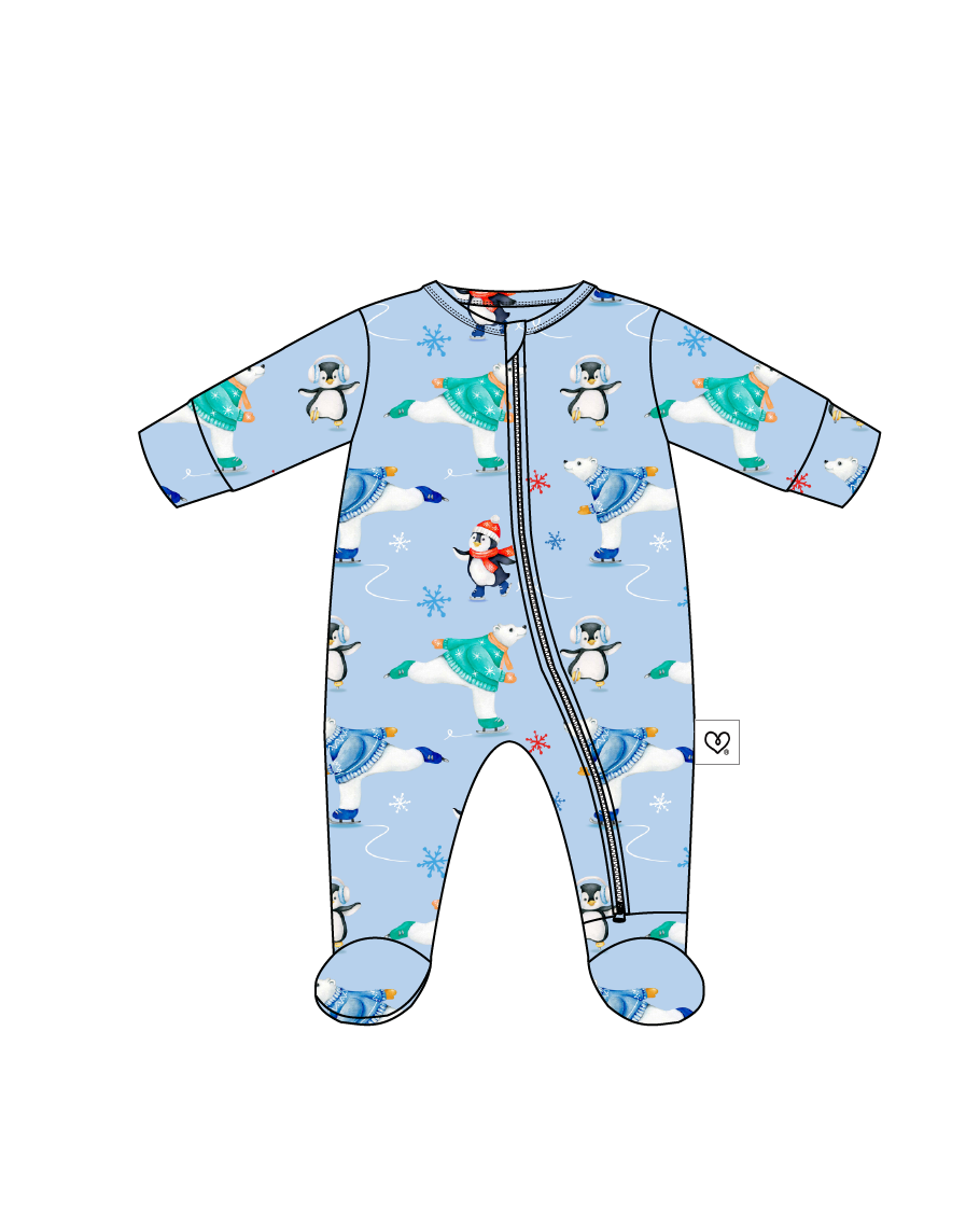 Daniel Zippered Footie