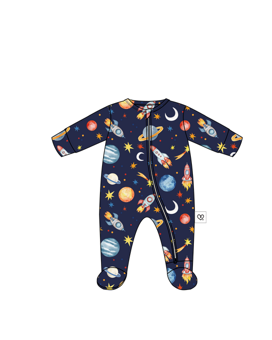 Charlie Zippered Footie