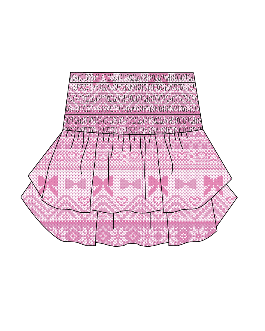 Alina Smocked Skirt