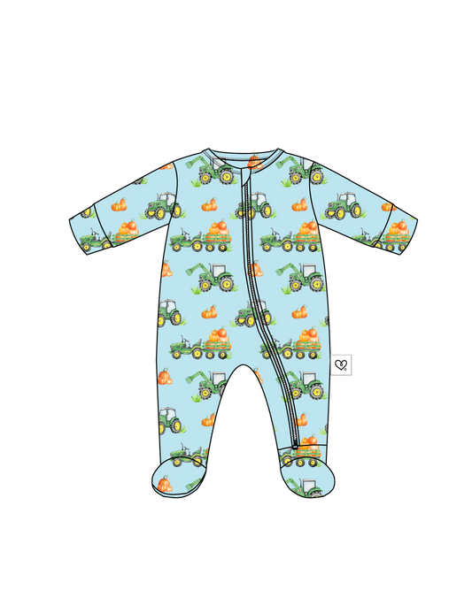 Everett Zippered Footie