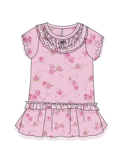 Kaia Ruffled Tulle Dress