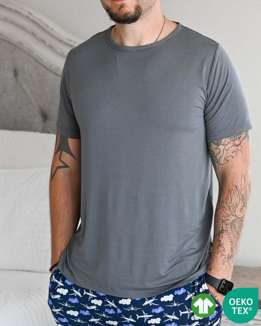 Charcoal Men's Lounge Top