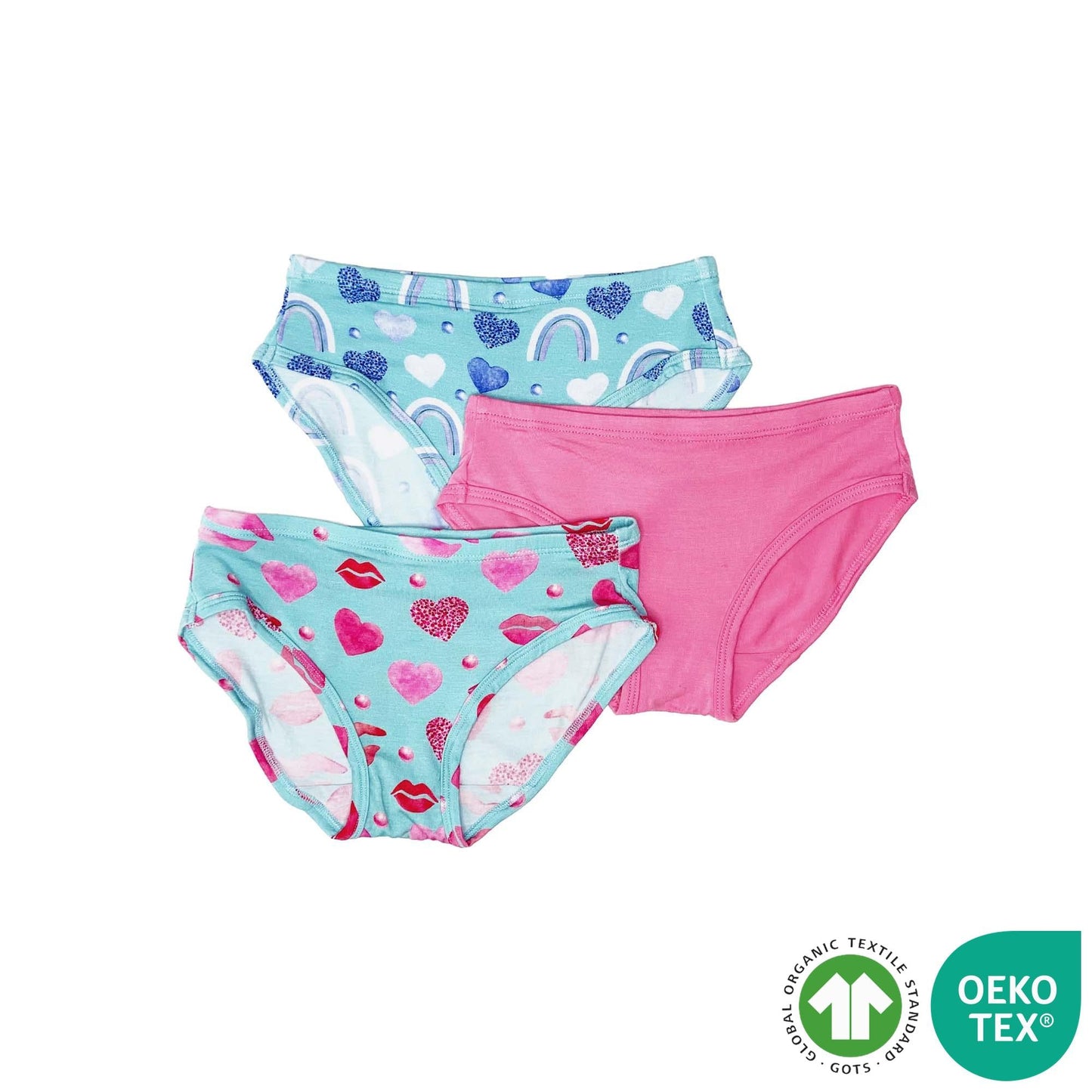Panty Pack - Scarlett/Beau/Solid Pink