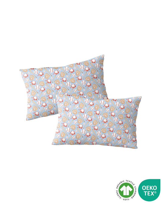 Baseball Bamboo Pillowcases: Set of 2