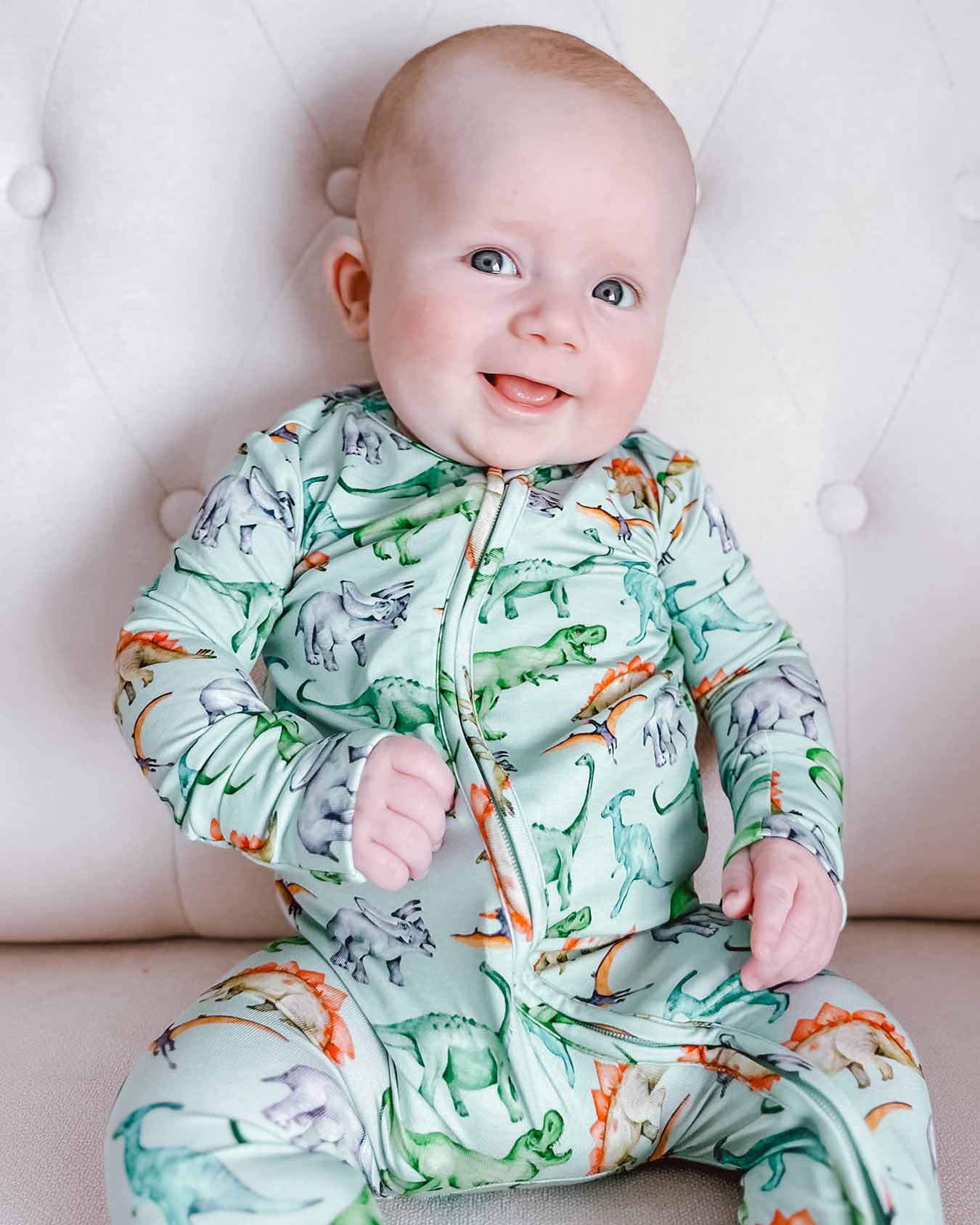 Landon Zippered Footie