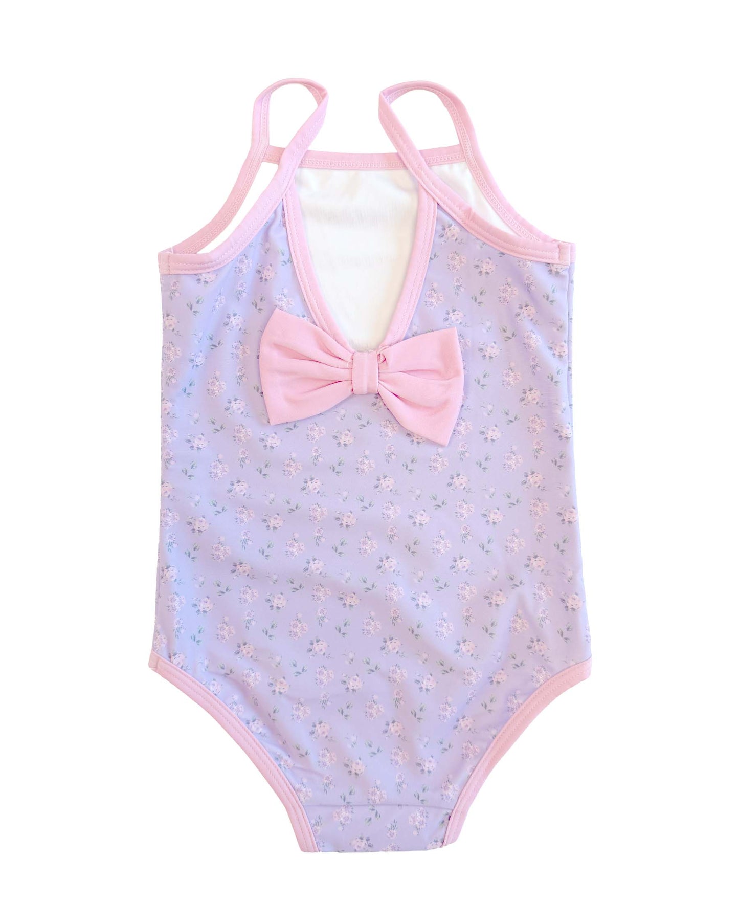 Lila 1-piece Bow Swimsuit