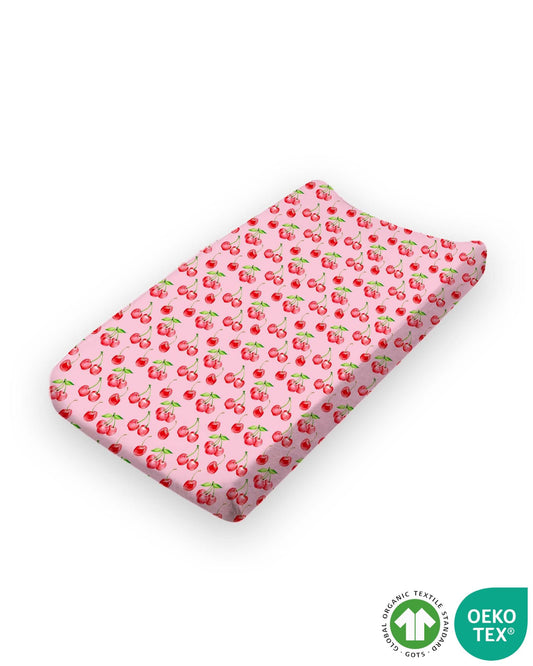 Cherry Changing Pad Cover