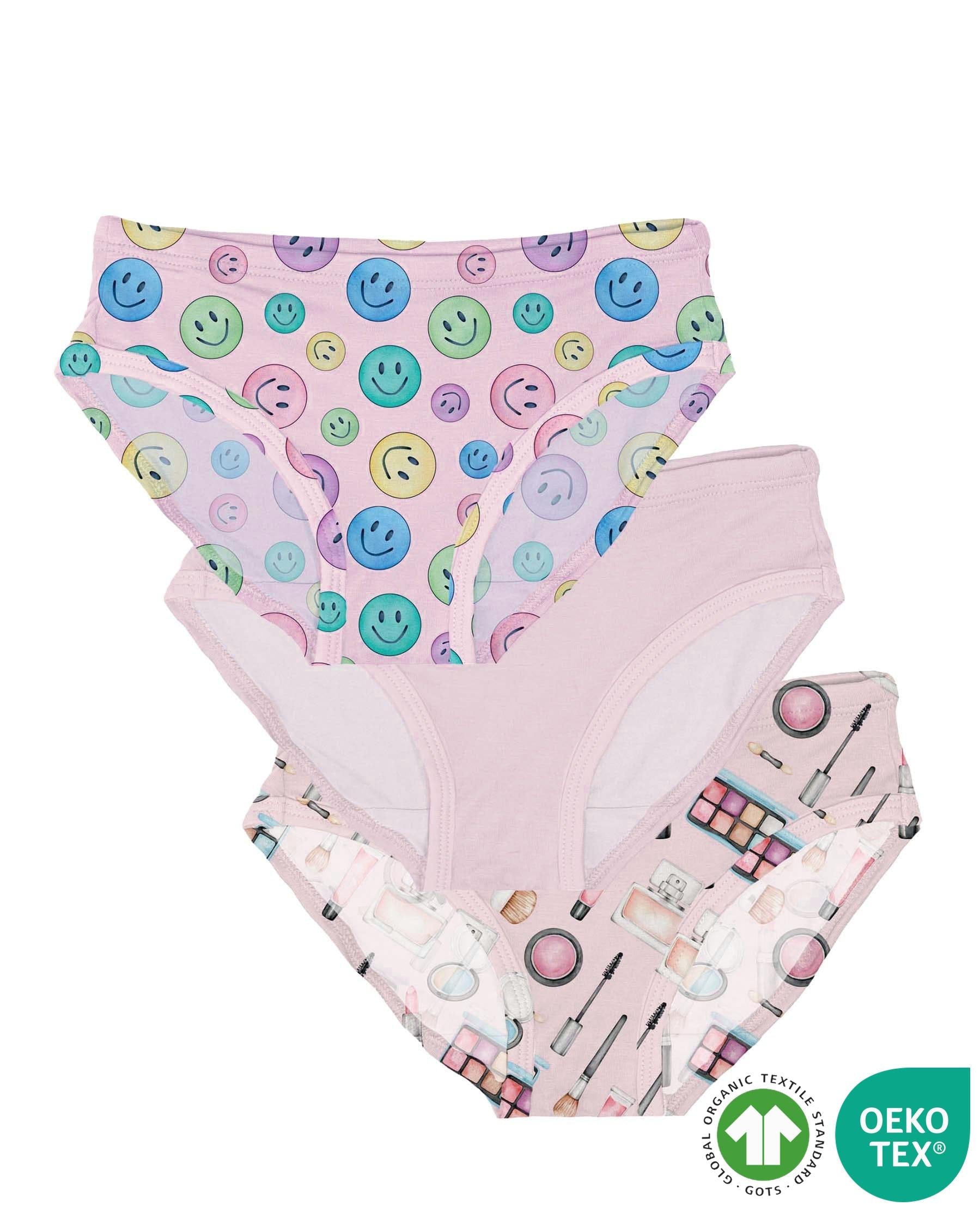Sustainable Bamboo Smile Panty Pack: Set of 3