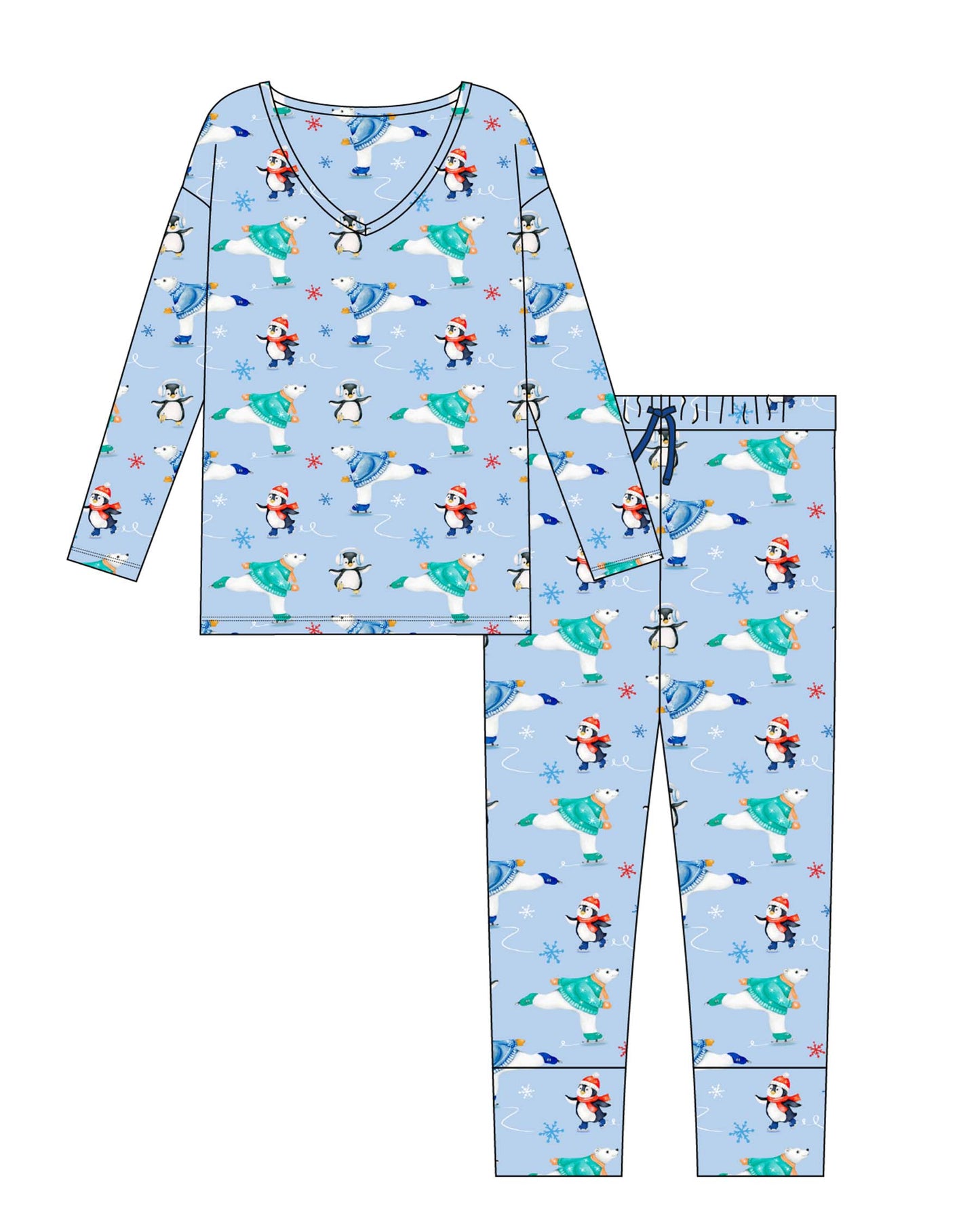 Daniel Mama V-neck Lounge Set