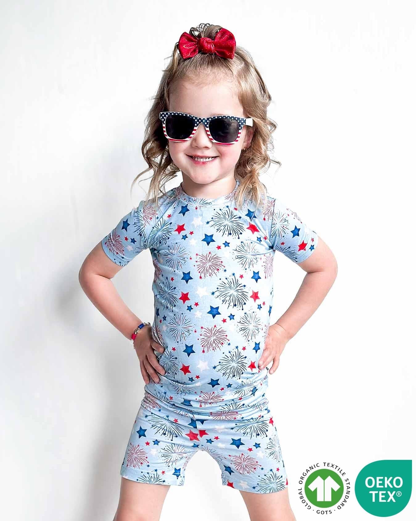 Fireworks PJ Shorts Set