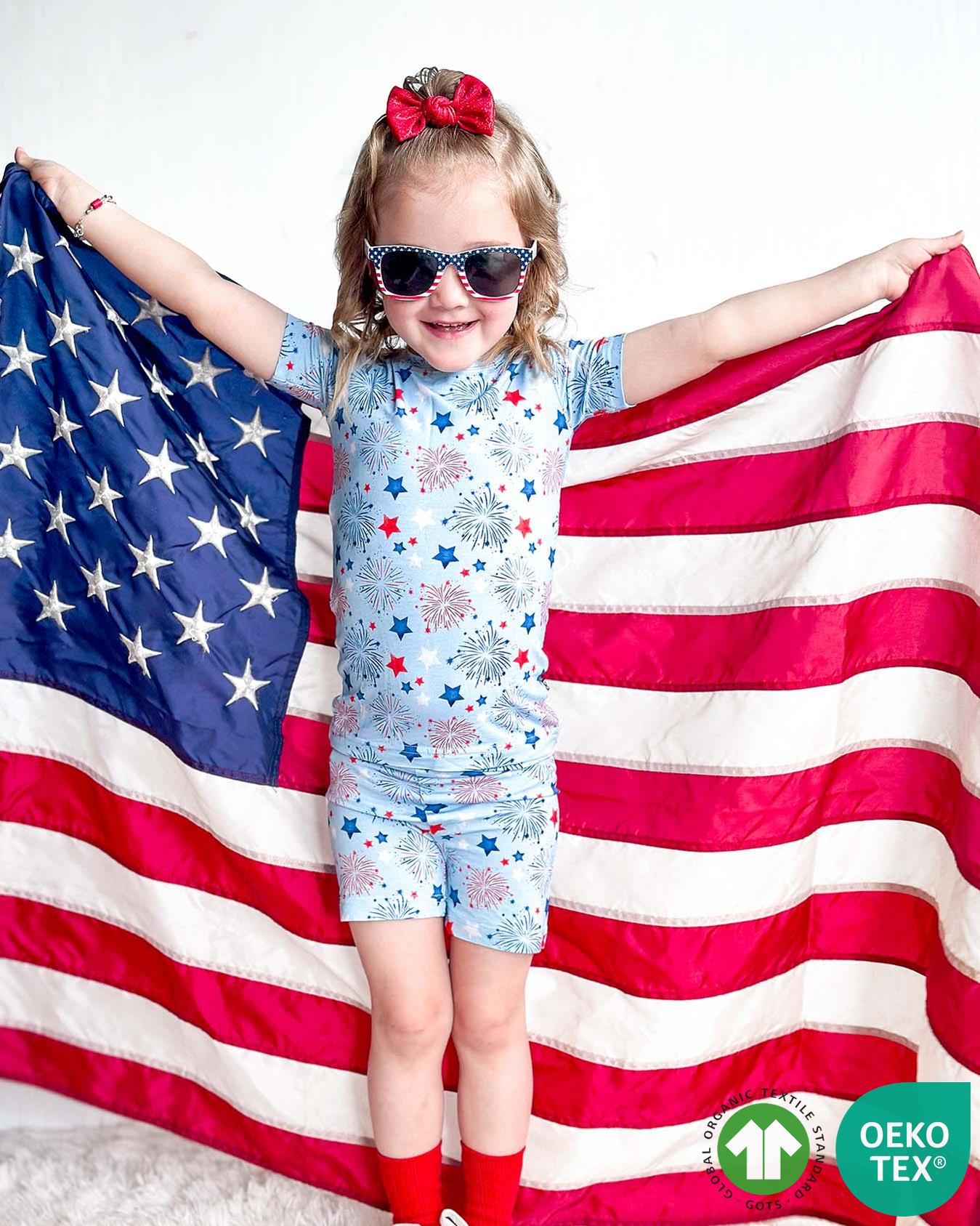Fireworks PJ Shorts Set