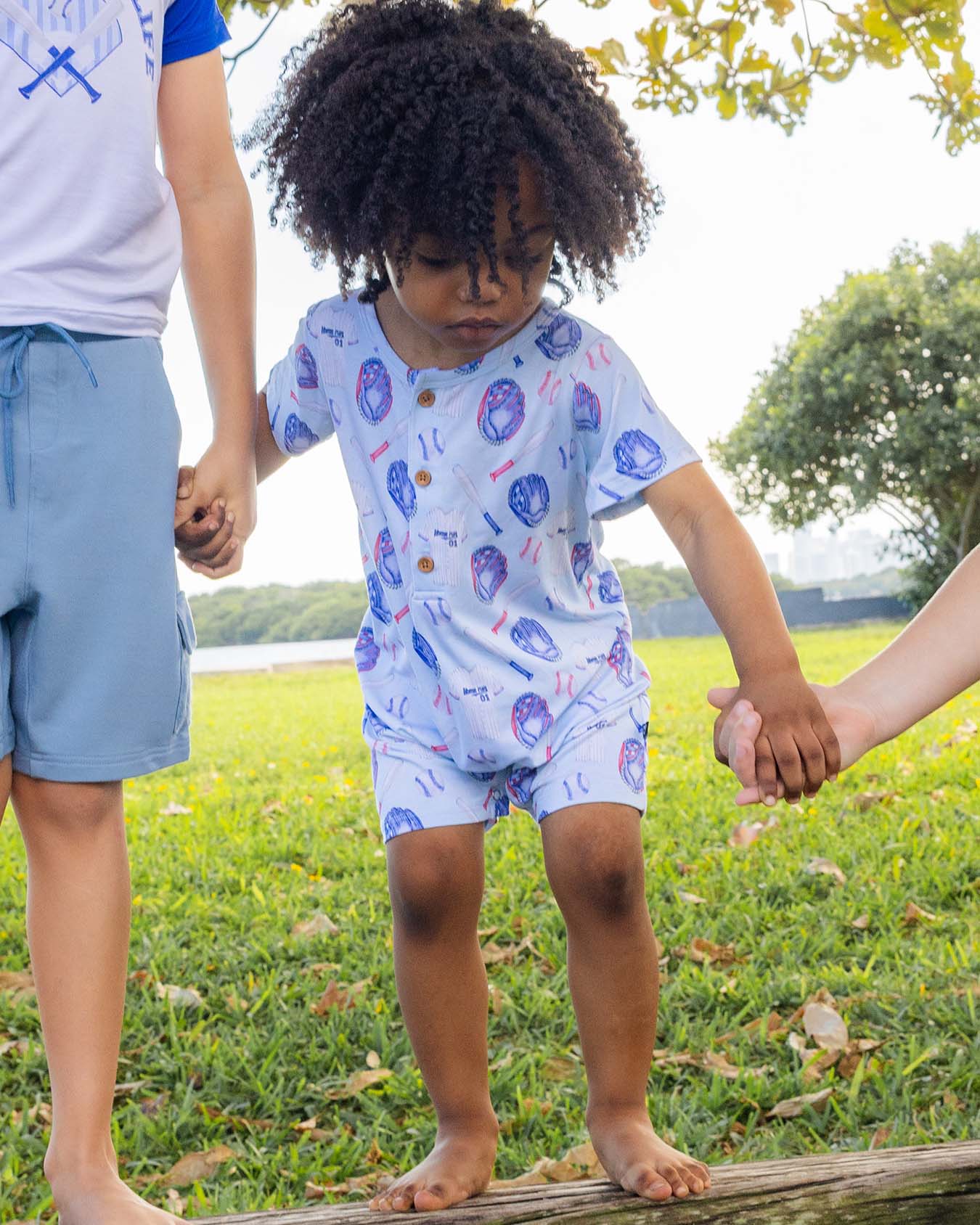 Home Run Henley Romper
