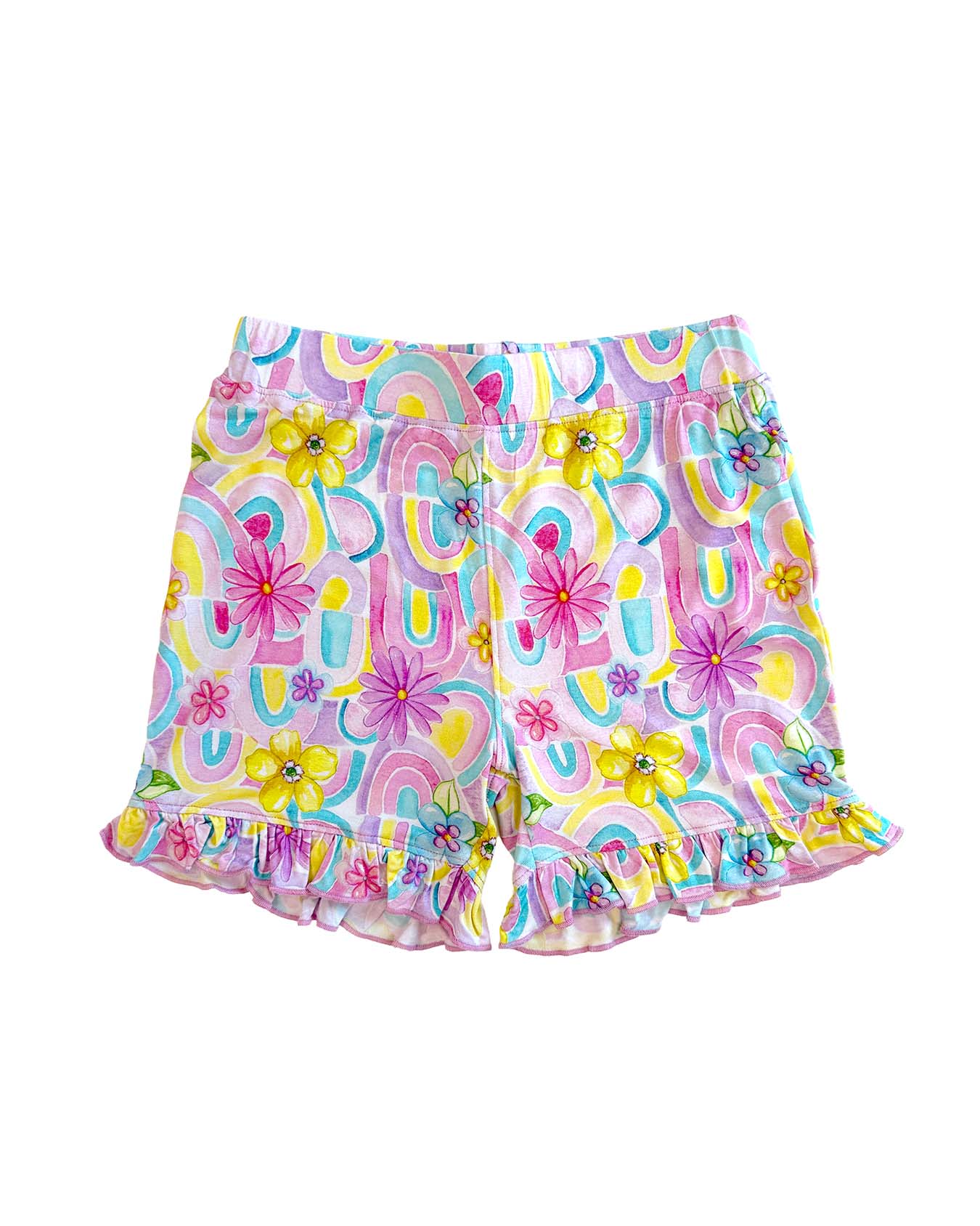 Gianna Ruffled Shorts PJ Set