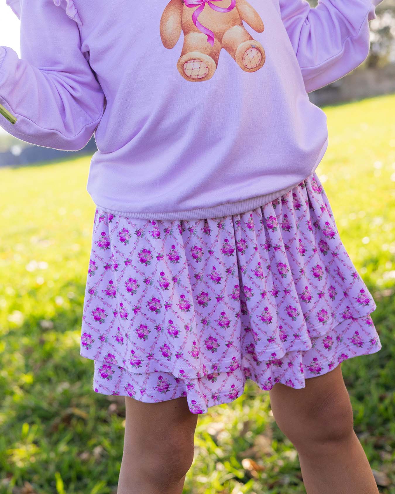 Caroline Elastic Waistband Skirt