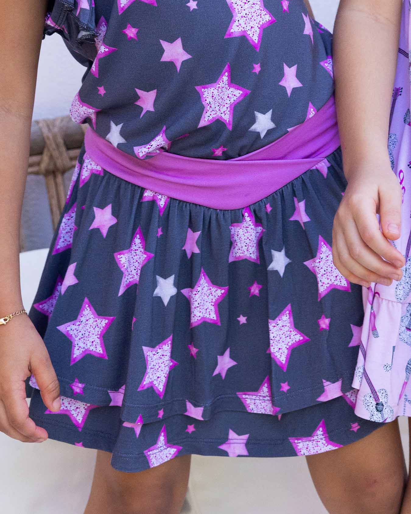 Estelle Dip Waist Skirt