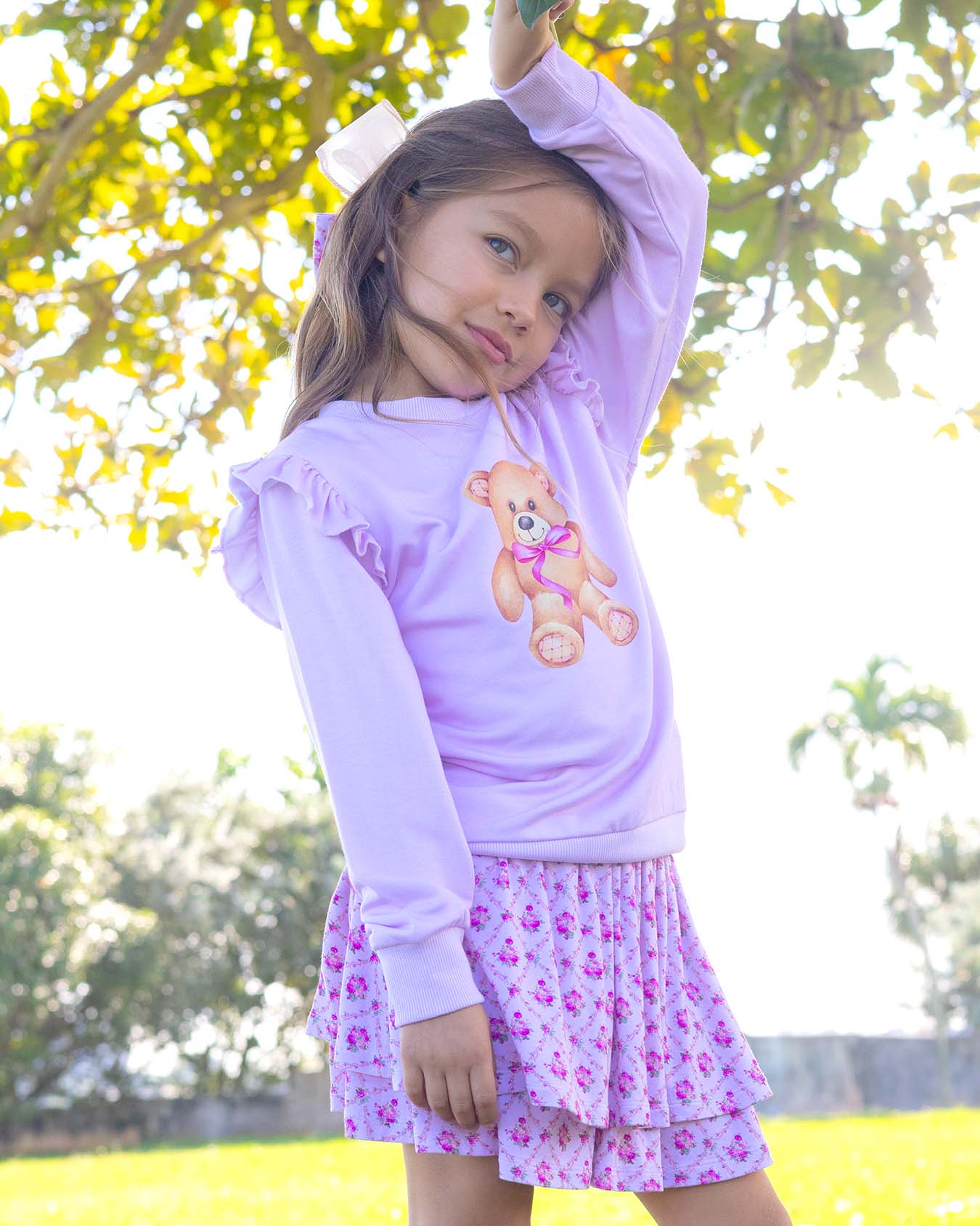 Sylvie Ruffled Sweatshirt