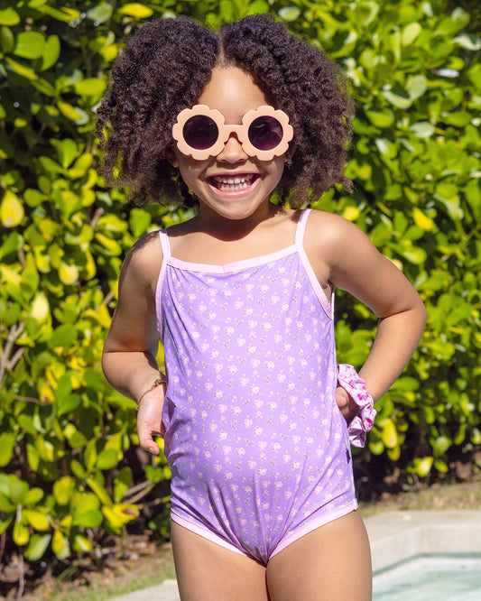 Lila 1-piece Bow Swimsuit