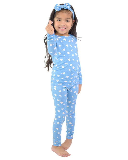 Denim Hearts Toddler Lounge