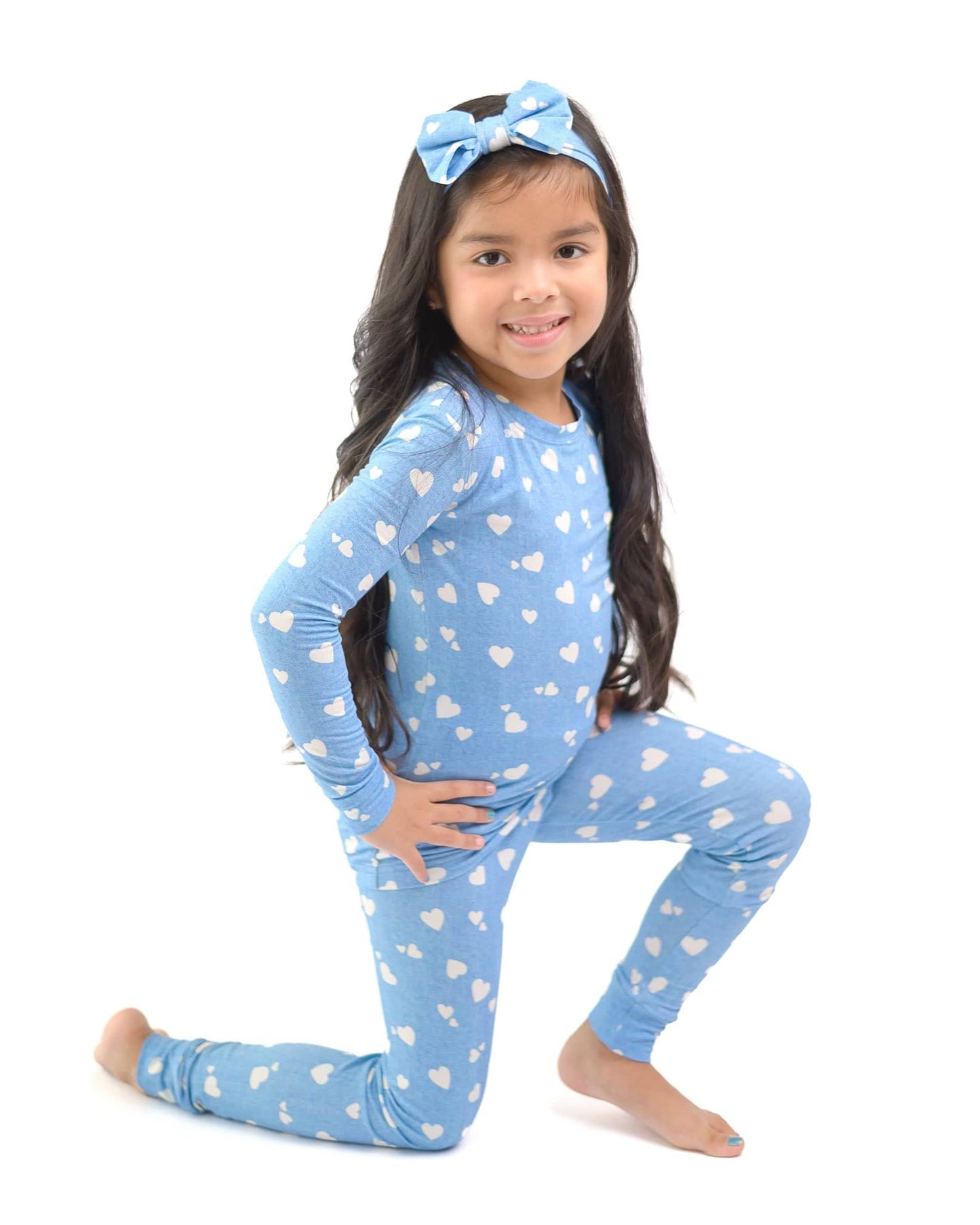 Denim Hearts Toddler Lounge