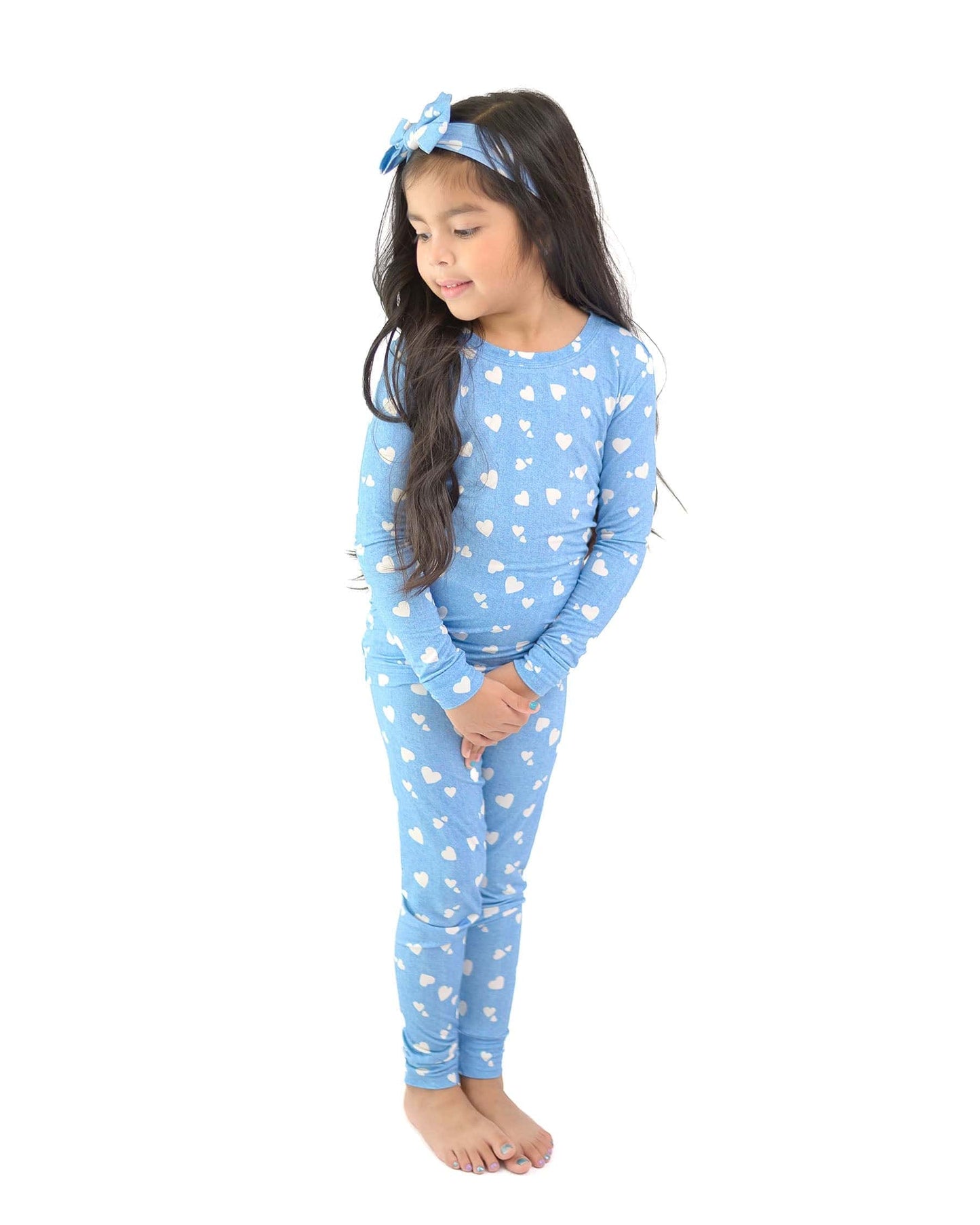 Denim Hearts Toddler Lounge