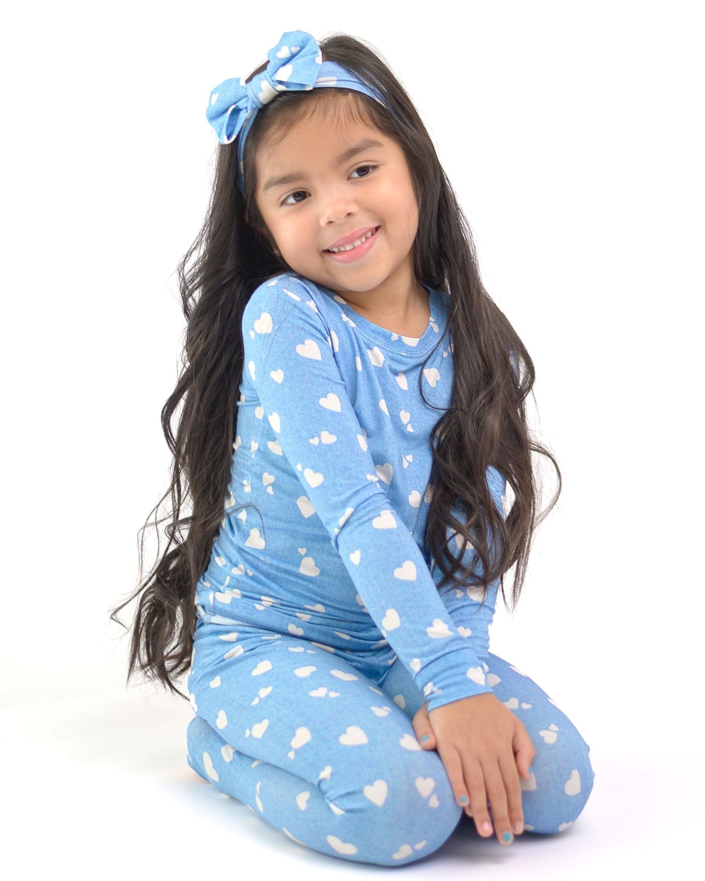 Denim Hearts Toddler Lounge