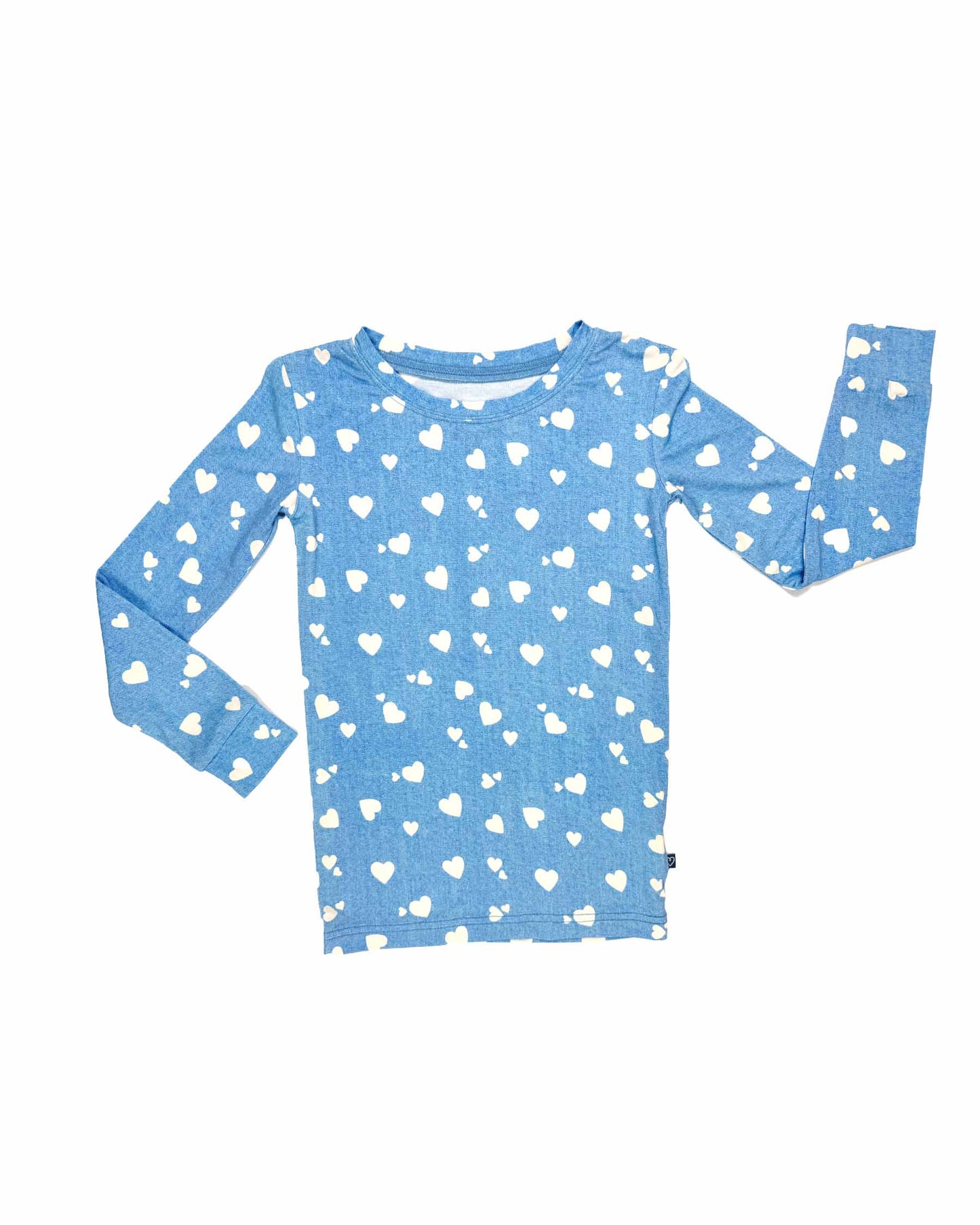 Denim Hearts Toddler Lounge