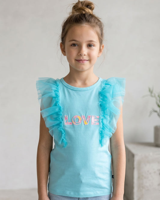 Gianna Tulle Top